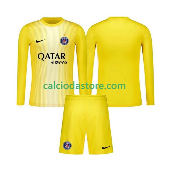 Maglia Portiere Paris Saint-Germain Gara Terza Completo Bambino 2-13 Anni 2025-2026 ML