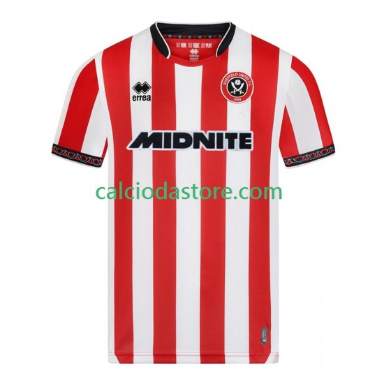 Maglia Sheffield United Gara Home Uomo 2025-2026 MC