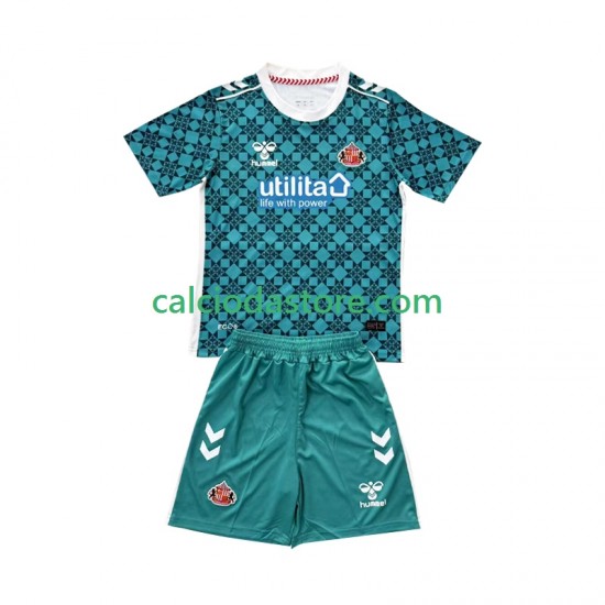 Maglia Portiere Sunderland Gara Home Completo Bambino 2-13 Anni 2025-2026 MC