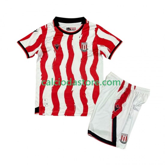 Maglia Sunderland Granit Xhaka 34 Gara Home Completo Bambino 2-13 Anni 2025-2026 MC