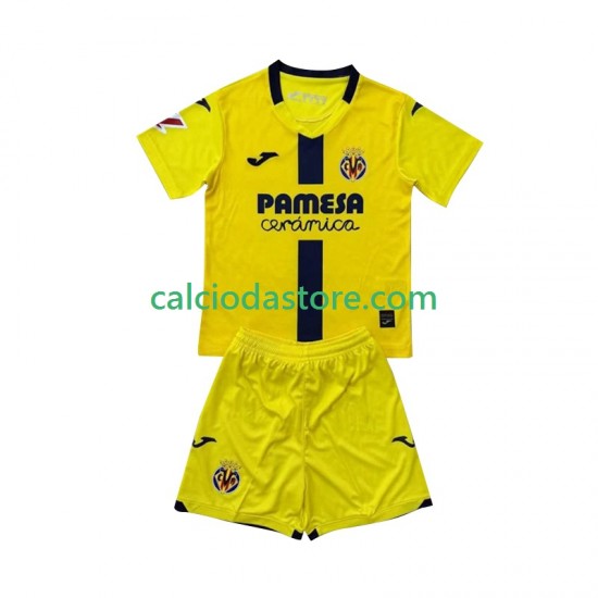 Maglia Villarreal CF Gara Home Completo Bambino 2-13 Anni 2025-2026 MC Maglia Villarreal CF Gara Home Completo Bambino 2-13 Anni 2025-2026 MC
