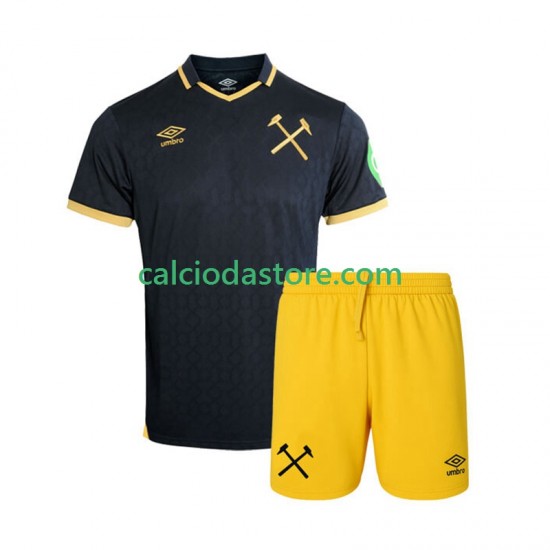 Maglia West Ham United Gara Terza Completo Bambino 2-13 Anni 2025-2026 MC