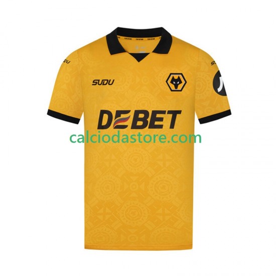 Maglia Wolverhampton Wanderers Gara Home Uomo 2025-2026 MC